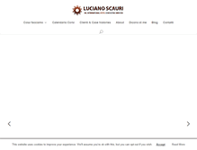Tablet Screenshot of lucianoscauri.it
